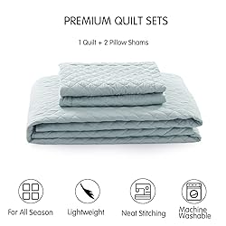 SunStyle Home Quilt Set Queen Sage Green