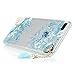 iPhone 7 Plus Case, iPhone 8 Plus Case, Beach Starfish Shower Seashell Design Transparent Clear Soft Flexible Gel Silicone TPU Bumper Slim Fit Shockproof Protective Cover for iPhone 7/8 Plus - Blue