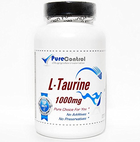L-Taurine 1000mg // 200 Capsules // Pure // by PureControl Supplements