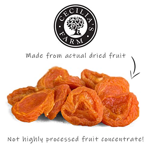 Cecilia's Farm Apricot Fruit Leathers (Pack of 36) 0.65oz (18g