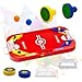 Two Player Desktop Soccer Hockey Game - 2 in 1 Soccer and Knock Hockey Mini Table Top Game - Cool Classic Penny Arcade Games Table Top Shooting Fun Toy For Kids Boys Girls Adults Teens Sports Fans
