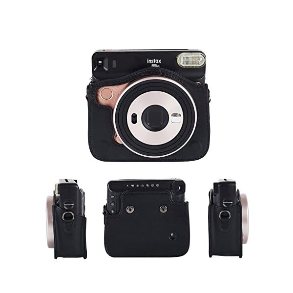 Phetium Schutztasche Kompatibel mit Instax SQ 6 Ex D Sofortbildkamera, Kameratasche mit Weichem PU Leder Material und… – Bild 3