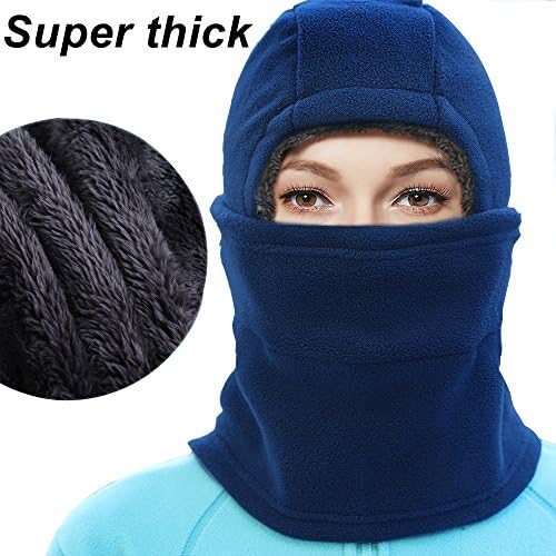 Winter Windproof Adjustment Fleece Balaclava Ski Face Mask Hats for Men/Women/Kids
