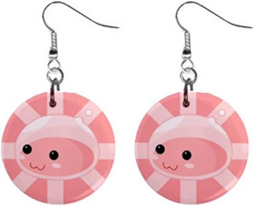 Pink Poring Earrings