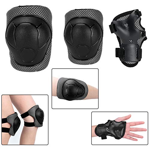 BOSONER Kids/Youth Knee Pad Elbow Pads Guards Protective Gear Set for  Roller Skates Cycling BMX Bike Skateboar