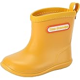 Tree Grandpa Toddler Rain Boots for Boys Girls Waterproof Baby Kids Rain Boots With Easy-on