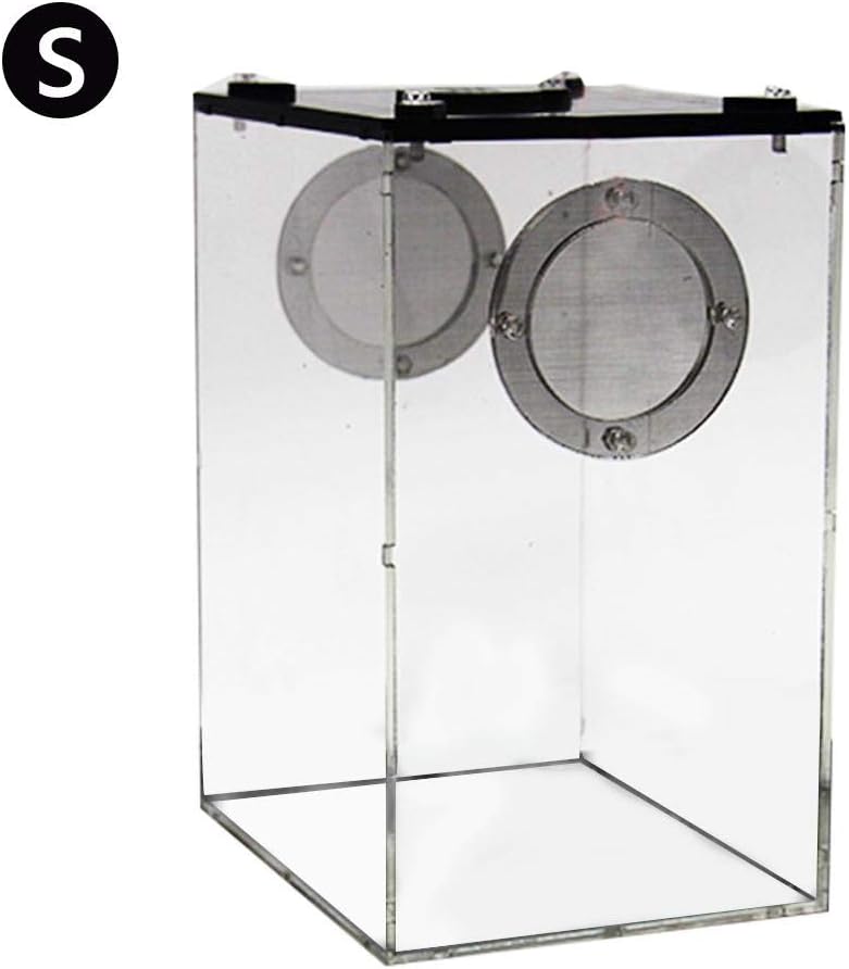 Seasons Shop Reptile Breeding Box Small Animal Keeper Clear Acrylic Box for Insects Spiders Tarantula Reptiles designer