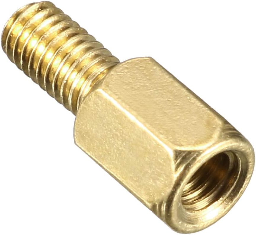 Sourcingmap M3x6mm+M3x6mm Male-Female Brass Hex PCB Motherboard Spacer Standoff for FPV Drone Quadcopter Computer & Circuit Board 50pcs - Image 5