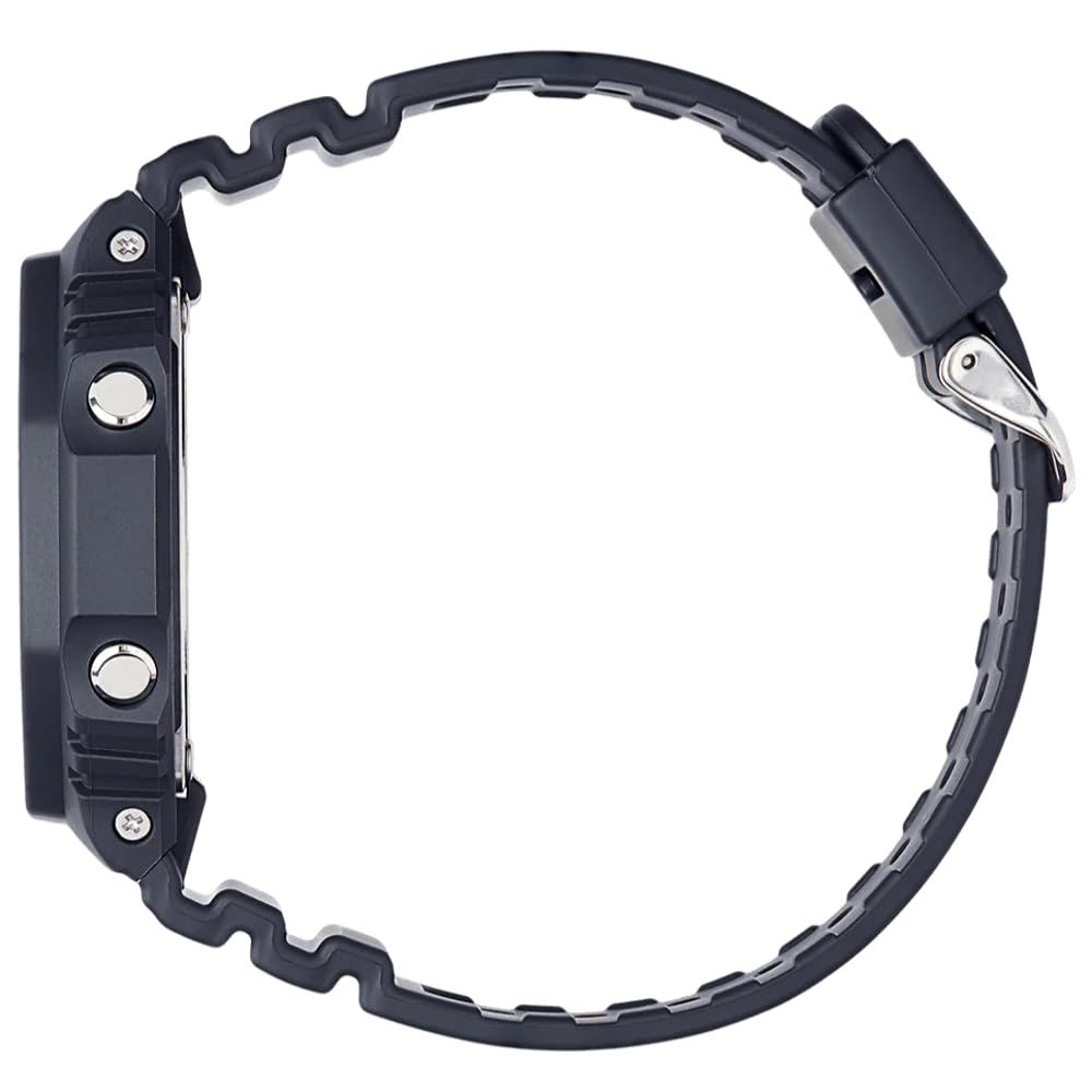 Casio Men GA-2100-1AER G-Shock Carbon Core Octagon Series Watch -Black, Black, Strap.