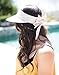 Simplicity Womens Visor Sunhat Women UPF 50+ UV Protection Wide Brim Beach Hats for Women Sun Hat,Beige
