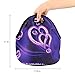 icolor Fashional Purple Hearts Insulated Waterproof Carrying Lunch Tote Bag Cooler Box Neoprene lunchbox Container Soft Case Handbag Travel Outdoor Thermal bag YLB-049