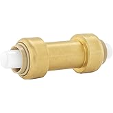 Jones Stephens C77466LF 1/2" PlumBite Push On Check Valve, Bag of 1