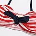 3pcs Toddler Baby Girls Swimwear Cute Straps Bikini Set Swimsuit Beachwear Outfits (Red, 12-18 Months)