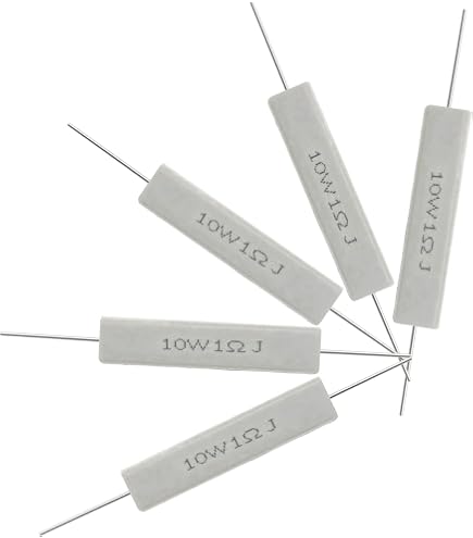 Résistance Ciment Céramique 3.3 Ohm 30W - Lot De 2 Pièces, Modèle 30W3R3J, Pour Circuits électroniques Et DIY