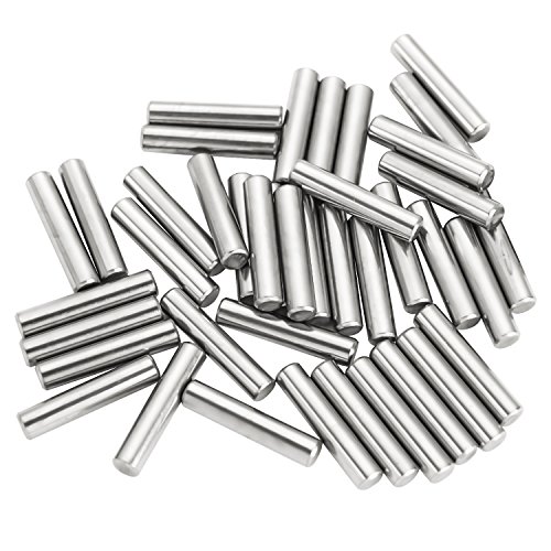 eBoot Dowel Pin Stainless Steel Shelf Support Pin Fasten Elements, 5 mm by 24 mm, 40 Pieces