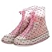 Polka Dot XL Reusable Waterproof Guard Slip-resistant Women Girls Shoes Cover