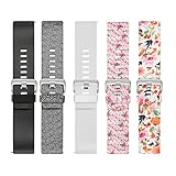 bayite Pack of 5 Accessories Replacement Classic Bands for Fitbit Blaze Smart Watch, Small 5.5-6.7 inches