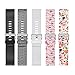 bayite Pack of 5 Accessories Replacement Classic Bands for Fitbit Blaze Smart Watch, Small 5.5-6.7 inches