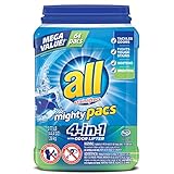 All Mighty Pacs Laundry Detergent, 64 Count