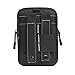 Tactical Waist Pack Multi-Purpose Tool Holder Pouch Durable Utility Army Camo Molle Bag with Zipper Nylon Tool Holder EDC Pouch Mobile Phone Belt Bag for Military Camping Hiking BackpackHGJ08-US Black