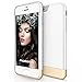 iPhone 6 Plus Case, Maxboost [Vibrance Series] For Apple iPhone 6 Plus Case (5.5) (2014) Protective Hard Cover- White/Champagne Gold