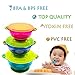 Baby Suction Bowls – Pack of 3 | Best Spill Proof Feeding Set for Toddler | 3 Bowls and Snap Tight Lids | Perfect for To Go Storage & Snacks FDA Approved BPA Free Plastic | Best Suction