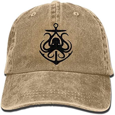 Cowboy Caps Unisex Adjustable Dad Baseball Hats Octopus Sailor Anchor