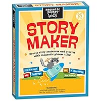 Magnetic Poetry - Kids Story Maker Kit - Ages 5 and Up - Words for Refrigerator - Write Poems and Letters on The Fridge - Made in The USA