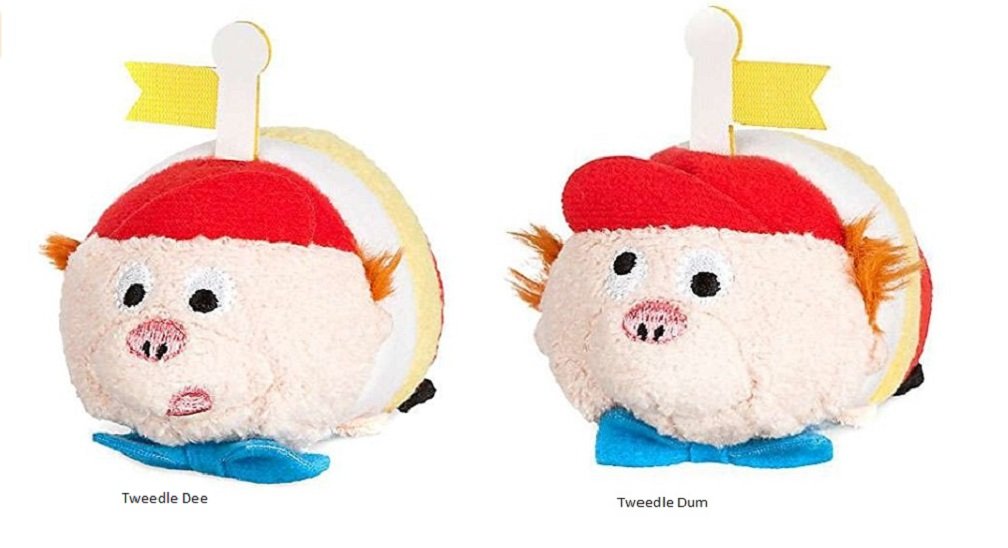 Disney Tsum Tsum Alice In Wonderland Tweedle Dee And Tweedle