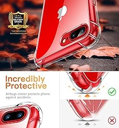 CANSHN Clear Designed for iPhone 8 Plus Case