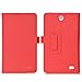 Acer Iconia One 8 B1-850 case, KuGi ® Acer Iconia One 8 B1-850-Multi-Angle Stand Slim-Book PU Leather Cover Case only fit for for Acer Iconia One 8 B1-850 tablet (Red)