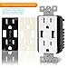 TOPGREENER 4.8A High Speed USB Wall Outlet, 15A Tamper-Resistant Receptacles, Compatible with iPhone XS/MAX/XR/X/8/7, Samsung Galaxy S9/S8/S7, LG, HTC & Other Smartphones, UL Listed, TU21548A, 6Pack
