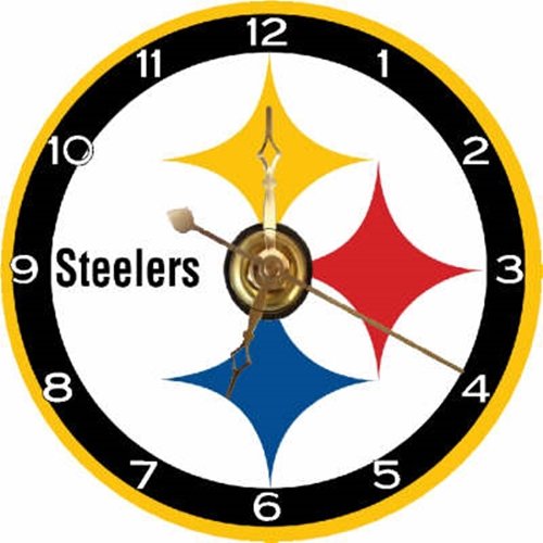 BRAND NEW Pittsburgh Steelers CD Clock