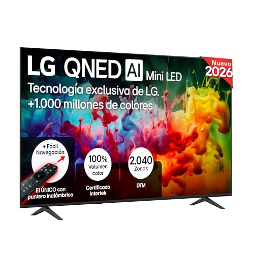 85QNED72B6A - Smart TV QNED MiniLED AI 85" 4K Sin Reflejos 94%, 2026