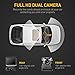 COOFO Dual Lens Car Dash Cam,1080P FHD 150 ° Wide-Angle Lens, Car DVR Dashboard Camera Recorder,Built-In GPS,G-Sensor, 2.5