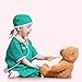 FunsLane Kids Doctor Costume Set Career Role Play with Surgeon Dress Accessories
