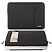MOSISO Laptop Sleeve Bag Only Compatible with MacBook 12 inch with Retina Display A1534 2017/2016/2015 Release, Polyester Vertical Case with Pocket, Black