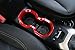 BORUIEN ABS Water Cup Bottle Holder Frame Ring Trim Cover for Jeep Renegade 2015 2016 2017 (Red)