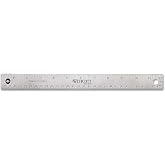 Westcott 10415 Stainless Metal Ruler with Non-Slip Cork Base, 12-Inch