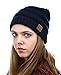 NYFASHION101 LED Hands Free Light Winter Cable Knit Cuff Beanie Hat