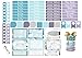 Sunday Morning, Planner Calendar Sticker Kit 6 sheets matte removable. Erin Condren and Happy Planner sizes. Kiss cut, just peel and stick.