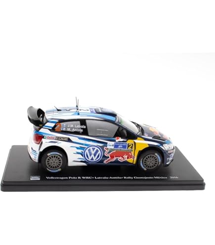 Volkswagen Polo R WRC 1:43 ミニカー Amazon.com: - Miniature car 1/43 Compatible with Volkswagen