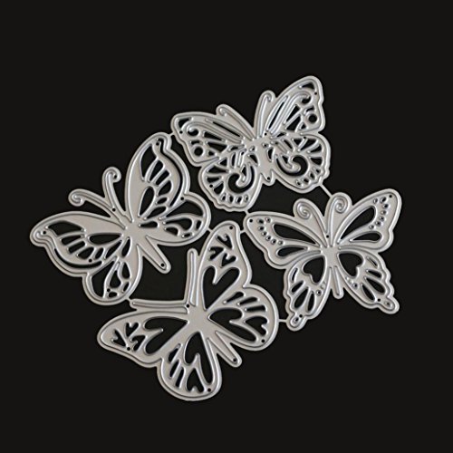Vanvler Die Cuts for Card Making Scrapbooking Diy Metal Stencils Album Craft (G butterfly)