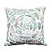 Ultra-velvet Square 18 X 18 Inches Pillow Case,Woaills Removable Washable Sofa Bed Home Cushion Cover With Hidden Zipper (B)