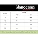 Manocean Mens Sexy Underwear Faux -Leather Jockstrap Breathe Holes G-String