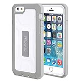 iPhone 6 / iPhone 6S Case - Poetic [Revolution Series] Apple iPhone 6 inch Case - [Heavy Duty] [Dual Layer] Complete Protection Hybrid Case with Built-In Screen Protector for Apple iPhone 6 (2014)/iPhone 6S (2015) White/Gray (3 Year Manufacturer Warranty From Poetic)