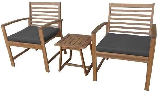 Finlandek Salon De Jardin 2 Places En Acacia Loma Amazon Fr Jardin
