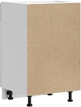 vidaXL Porto Grey Kitchen Base Cabinet Engineered Wood with Drawer view 7