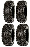 Full set of Sedona Rip Saw 26x9-14 and 26x11-14 ATV Tires (4)