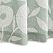 jinchan Tie Up Floral Valances for Kitchen Living Room Linen Textured Window Curtain Rod Pocket Valance Curtains 1 Panel 18 inch Sage